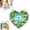 Dragonfly/Blue, variant on PLPPYFS Acrylic Puzzles Suncatchers for Window Hanging, 7.4 Inch Heart Sun Catcher Stained Glass Puzzle Kit for Doors Garden, DIY Suncatcher Kits for Women & Men Birthday Home Decor