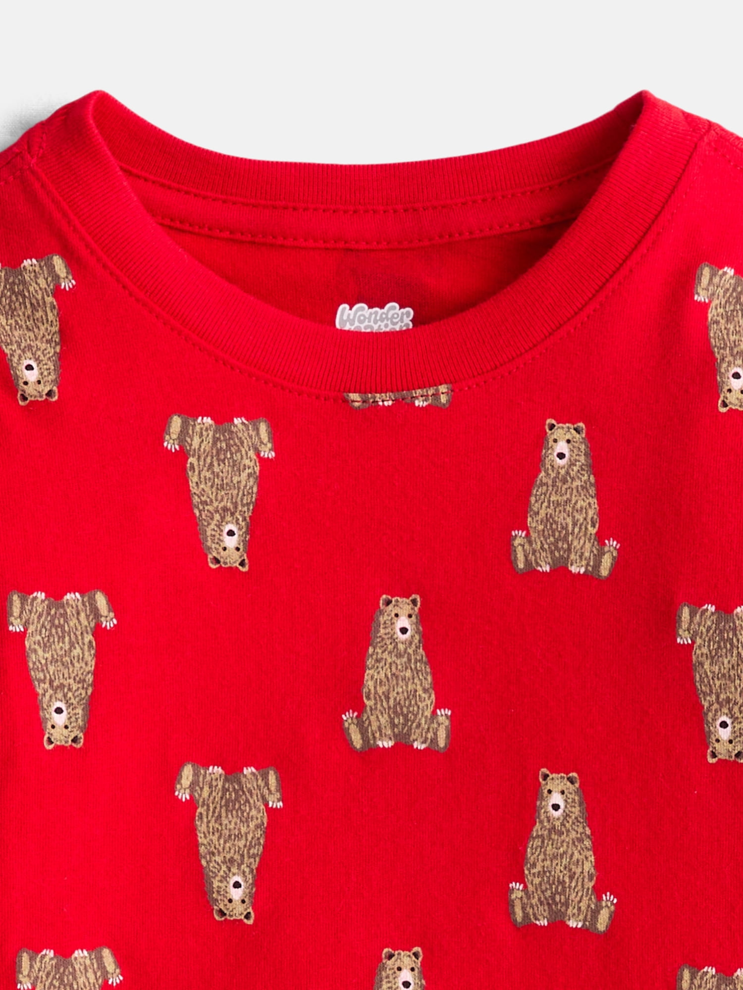 Wonder Nation Baby Boys Printed Tee with Long Sleeves, Sizes 0-24M