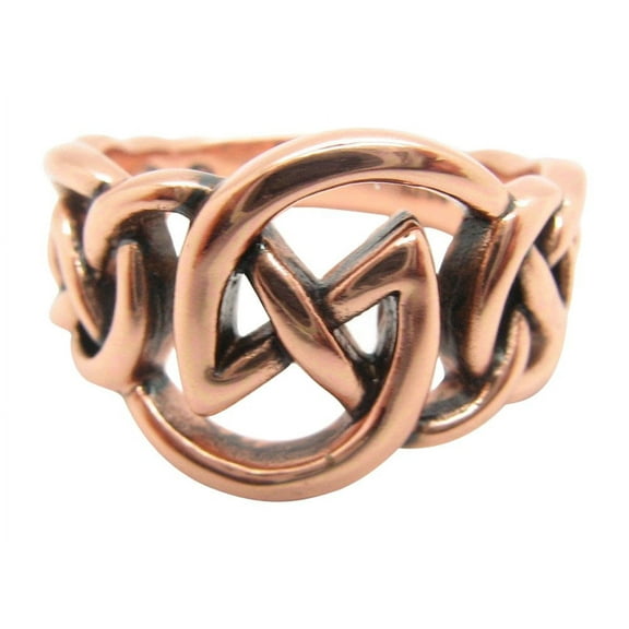 Size 4 Solid copper band ring CRI1112-7/16" Wide