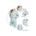 thumbnail image 4 of GLOBAL Womens Flannel Cotton Pajama Set Long PJs Flannel Loungewear Sleepwear,Size S-3XL, 4 of 6