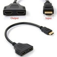 thumbnail image 2 of POINTERTECK 4K HDMI Cable Splitter Adapter 1 In 2 Out Male to Female UHD 2021, 2 of 8