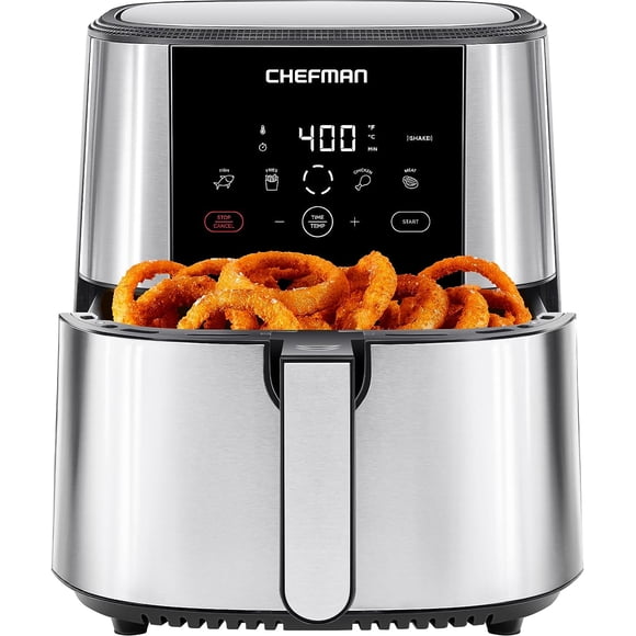 Freidora de Aire Chefman RJ38-SQSS-8T Digital 7.5 Lts Plata