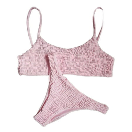Luiryare Womens Padded Push-up Bikini Bra Set Swimsuit Bathing Suit