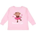 thumbnail image 3 of Inktastic Mawmaw Girl Ballerina Monkey Girls Long Sleeve Toddler T-Shirt, 3 of 5