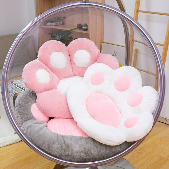Soft Bear Paw Chair Plush Pillow Giant Size Hanging Chair Seat Pillow Pink Cartoon Cat Paws Plush Toy Sofa Decor Stuffed Cushion