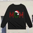 thumbnail image 5 of gcong Christmas Sweatshirt for Kids Girls Long Sleeve Crewneck Pullover Santa Claus Reindeer Print Sweat Shirt Toddler Winter Shirt Fall Tops, 5 of 5