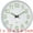 Silver, variant on Unique Bargains Silent Non Ticking Battery Operated Wall Clock White