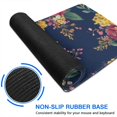 thumbnail image 6 of Long Mouse Pads for Desk,Pioneer Flower Floral Print Pattern Desk Mats on Top Of Desks, Desk Mouse Pad Extra Large with 3mm Non-Slip Base and Stitched Edge for Gaming,Office,Work,Home 31.5"x11.8", 6 of 6