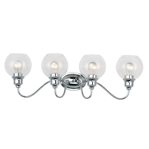 Maxim 1114CLPC Ballord 4-Light Bath Vanity Wall Light, Polished Chrome