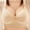 Beige, variant on Patlollav Womans Bras Gathered Together Plus Size Daily Bra Underwear No Rims