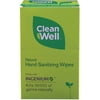 Cleanwell All Natural Hand Sanitizing Wipes, 10 CT (Pack of 4)