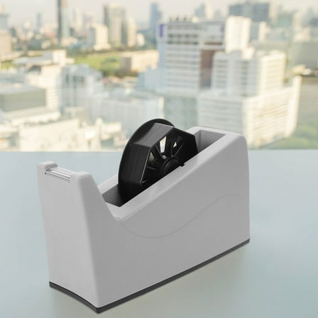 IBASETOY Tape Dispenser for Masking Tape Grey ABS for Office Use 1Set