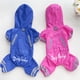 thumbnail image 2 of Chubasquero para perros Ropa para mascotas Ropa para perros Ropa bonita para protegerse del sol Chubasquero rosa y azul para mascotas de cuatro patas para primavera y verano, 2 of 6