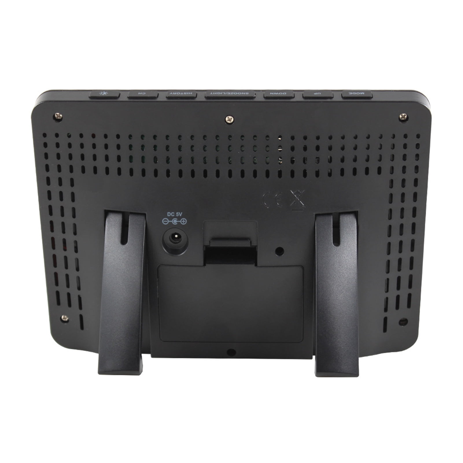 Weather Station LCD Weather Clock Indoor Outdoor Wireless Color Display LED Screen Moon Phase ,Easy to Operate