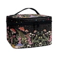 thumbnail image 2 of HELLHERO (8.86"x6.5"x5.9") Double Zipper Cosmetic Bag Storage Pockets Light Starlight Mushroom for Makeup for Men Women, 2 of 6