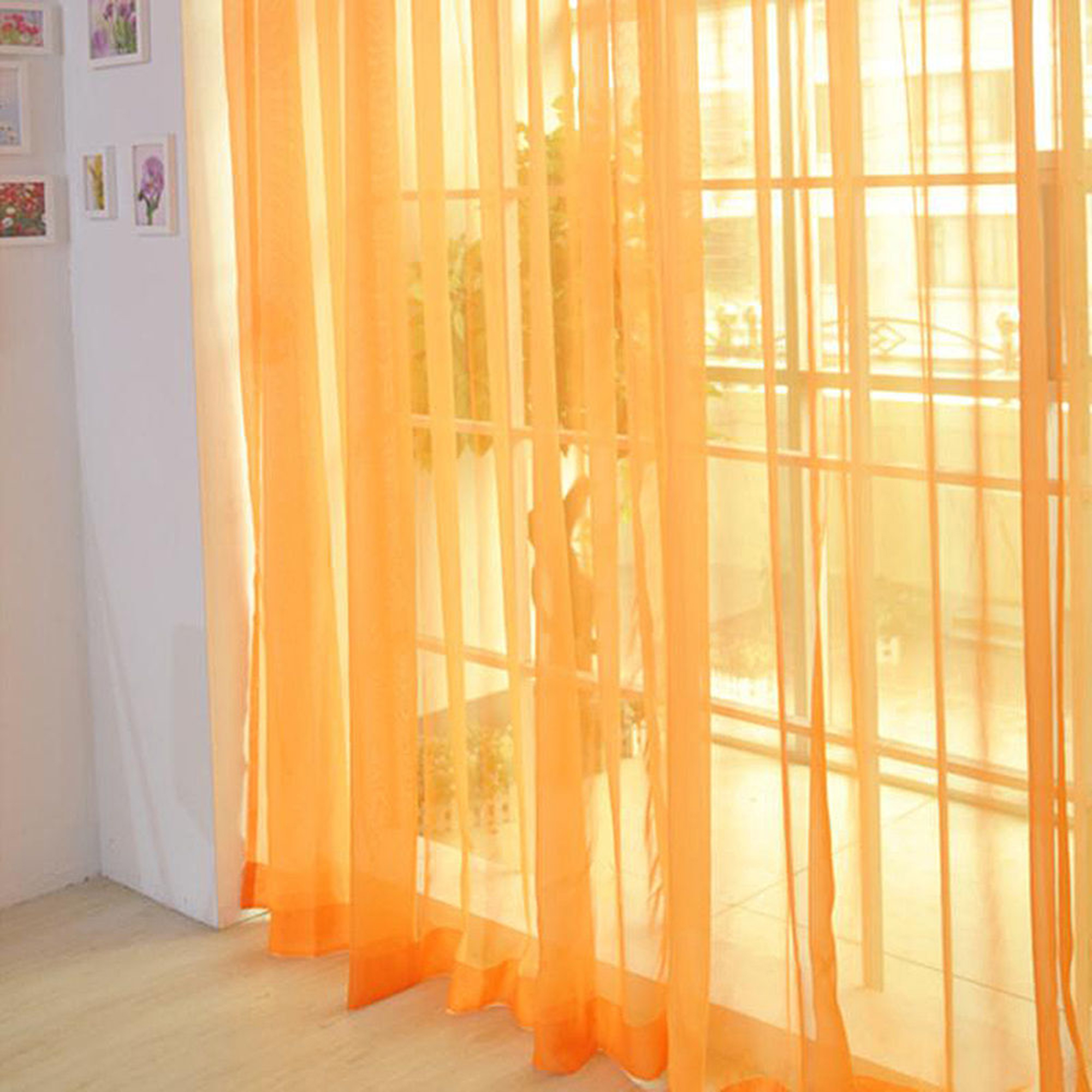 Indian Mandala Cotton Curtain Panels Set Of 2 - Light Filtering Tulle Voile Sheer Drapes For Living Room, Bedroom, 82" Long