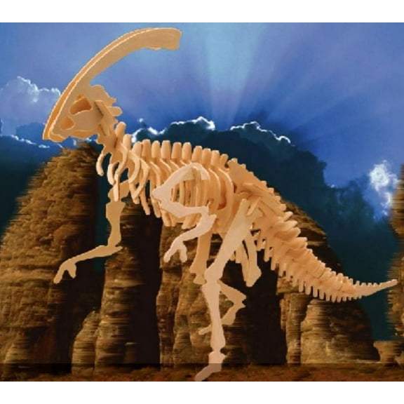 3D-Puzzle Wood Construction Kit Parasaurolophus Puzzle