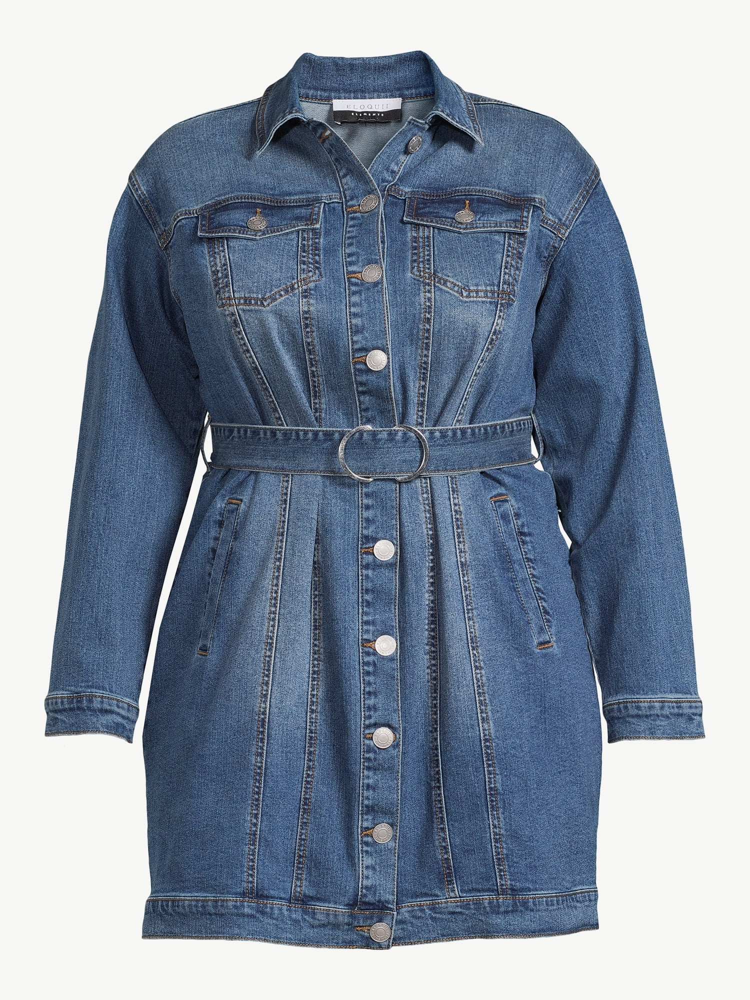 Eloquii denim dress 2025