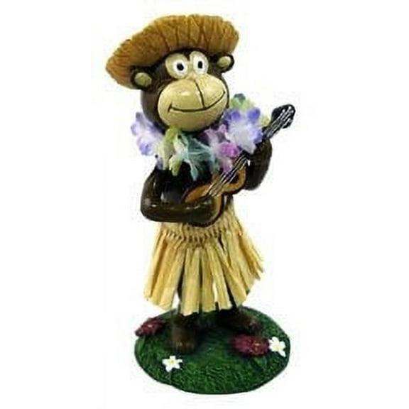 Hula Monkey Mini Dashboard Doll 4.25