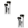 thumbnail image 4 of Bearachild Auricular con cable para tableta con micrófono para correr acampar caminar 3,5 mm Oro negro 2Conjunto, 4 of 6