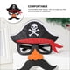 thumbnail image 2 of KAKOWELY Sombrero pirata con bigote, disfraz de Halloween, gafas de sol, accesorio de cosplay de Halloween, 2 of 4