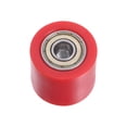 thumbnail image 4 of Unique Bargains 8mm Chain Roller Pulley Tensioner Wheel Guide Cylinder Type for Bike Sliding Door, Red, 4 of 6
