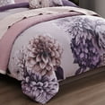 thumbnail image 6 of Bebejan Plum Petal 8 Piece Reversible Comforter & Coverlet Set - Queen, 6 of 11