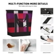 thumbnail image 4 of Large Capacity Insulated Tote Bag16.1×13.4×7.5in Thermal Insulation And Easy To Clean Strong Bearing Capacity Can Be Reused Palevioletred Buffalo Plaid Check Tartan Scotland_2, 4 of 8