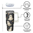 thumbnail image 3 of 30 oz Halloween Ghost Bat Witch Tumbler Insulated Stainless Tumbler, Spooky Pumpkin Coffee Cup Water Bottle, Holiday Gift Mug, 3 of 5