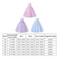 thumbnail image 3 of IDOPIP Sequin Flower Girl Lace Dress for Kids Wedding Pageant Formal Party Long Gown Princess Communion Tulle Dresses 5-6 Years Purple Sequin Butterfly Lace, 3 of 9