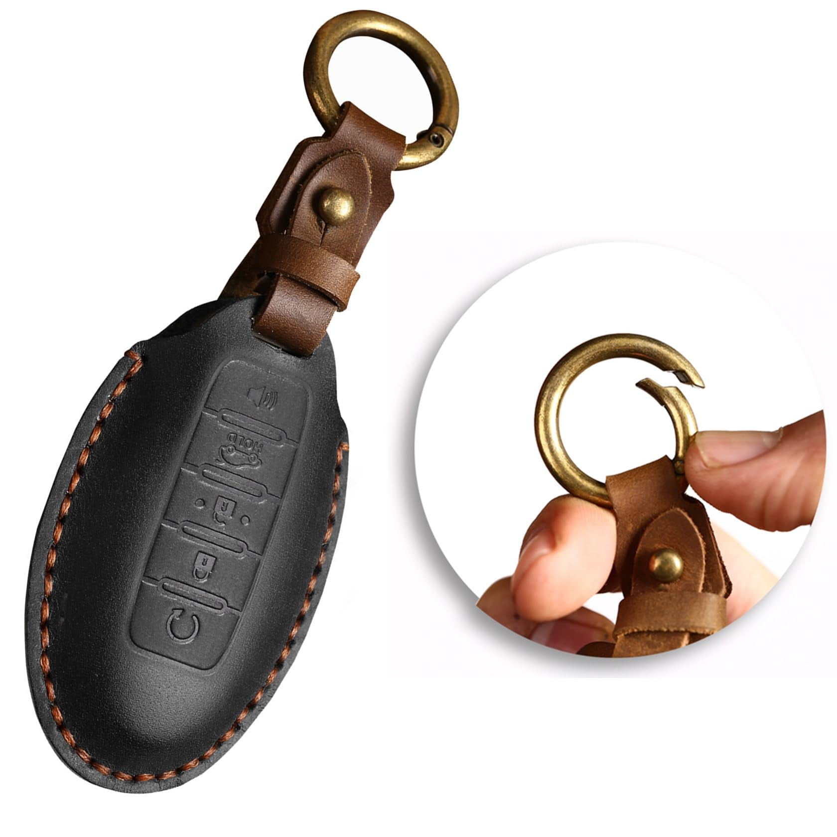 ANYWAY.GO Key Fob Cover Car Key Fob Case Shell With Altima, Maxima