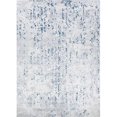thumbnail image 1 of Couristan 51730758020030T 2 x 3 ft. Calinda Kingsbury Rectangle Area Rug - Steel Blue & Ivory, 1 of 1