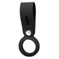 thumbnail image 2 of lionlar Protective Cover Location Silicone Case With Buckle for Airtags Black, 2 of 9