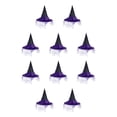 thumbnail image 1 of Advancent Sombrero de de Halloween - Artículos de fiesta para Halloween Cosplay Duradero y no fácil de romper Blended purple púrpura 10Conjunto, 1 of 6