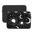 thumbnail image 3 of Bingfone Crescent And Stars Laptop Sleeve Case 13 Inch, 360° Protective Computer Carrying Bag, 3 of 9