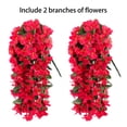 thumbnail image 4 of Flores artificiales de buganvilla para decoración exterior (2 unidades), 4 of 9