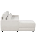 thumbnail image 4 of MAYEERTY 103' Convertible L-shaped Modular Sectional Sofa with Removable Back Cushions and 3 Pillows,Beige, 4 of 16