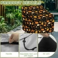 thumbnail image 4 of Renewold Patio Chair Covers Waterproof Patio Stackable Chair Covers Windproof Heavy Duty Outdoor Furniture Protection Fall Decoration Fits up to 38"W x 38"D x 36"H, Pumpkin Maple Leaf, 4 of 7