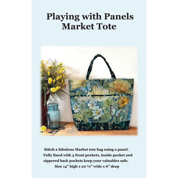 Playing with Panels Market Tote by J. Minnis Designs