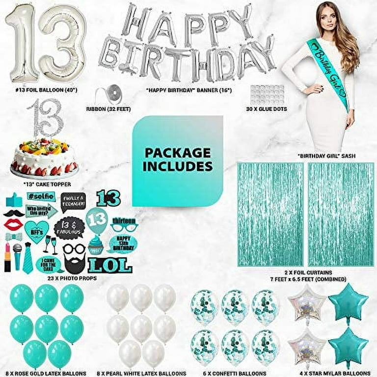 VERSAINSECT Day Gifts for Girls, Teenage Girl Gifts for 13 Year Old Girl, Gifts for 13 Year Old Girls, 13th Birthday Decorations for Girls, Best