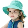 thumbnail image 6 of Zukuco Kids Sun Hat Toddler Summer UPF 50+ Sun Protection Baby Boy Hats Beach Hats Wide Brim Bucket for Baby Girl, 6 of 7