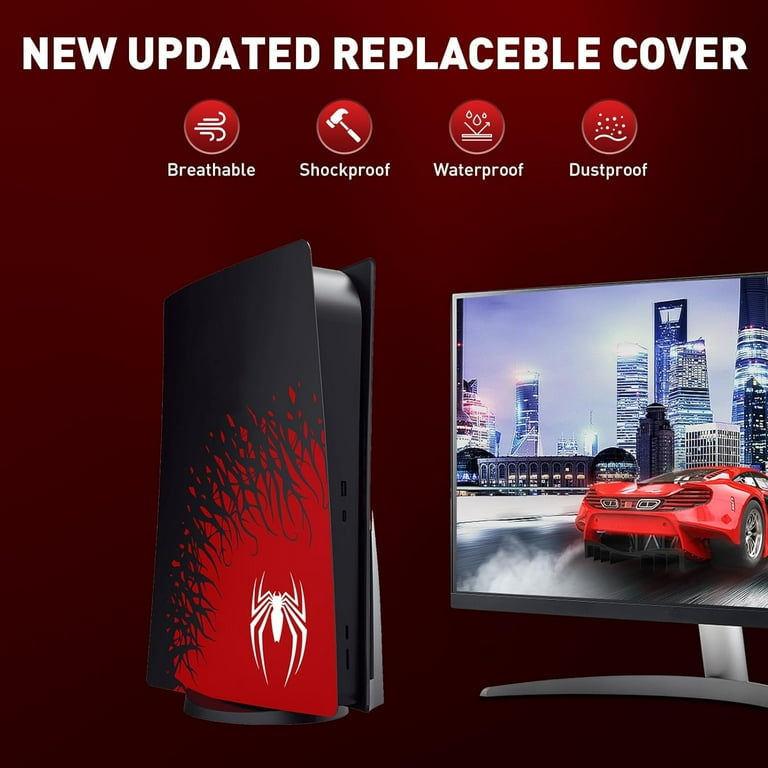 HYCARUS PS5 Spider-Man Edition Faceplate - Premium ABS Shell