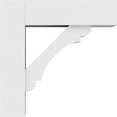 thumbnail image 3 of 5"W x 14"D x 14"H Standard Olympic Architectural Grade PVC Bracket with Block Ends, 3 of 11