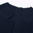 thumbnail image 5 of uikmnh Men's and Winter Sweater Cardigan Slim Lapel Long Sleeve Knitted Coat, 5 of 6