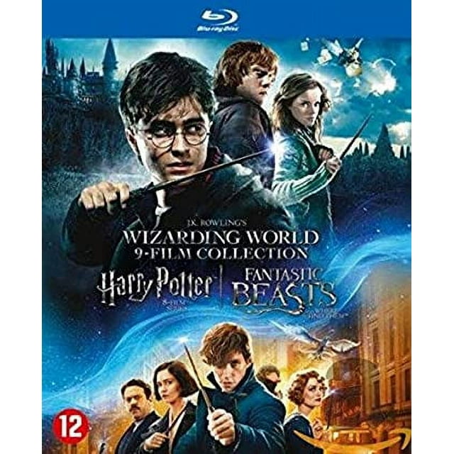 Harry Potter 8 Film Collection & Fantastic Beasts - 9-Disc BoxSet ( Harry Potter and the Sorcerer's Stone / Harry Potter and the Chamber of Secrets / Harry Pott [ Blu-Ray, Reg.A/B/C Import - Belgi