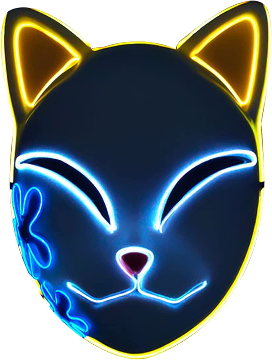 Blade Of Ghost Killing Rabbit Luminous Mask Fox Mask Anime Cos Props