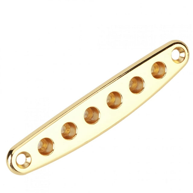 Guitar String Through Plate Mounting Ferrules Zinc Alloy Electric Bass Guitar PartsSilver ,Guitar Bass Accessories ,String Through Ferrules