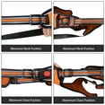 thumbnail image 2 of Dog Harness for Large Dogs, No Pull Pet Harness with 2 Leash Clips, Adjustable Soft Padded Dog Vest Handle, Reflective No Choke Pet Vest Harness, Orange, L, 2 of 7