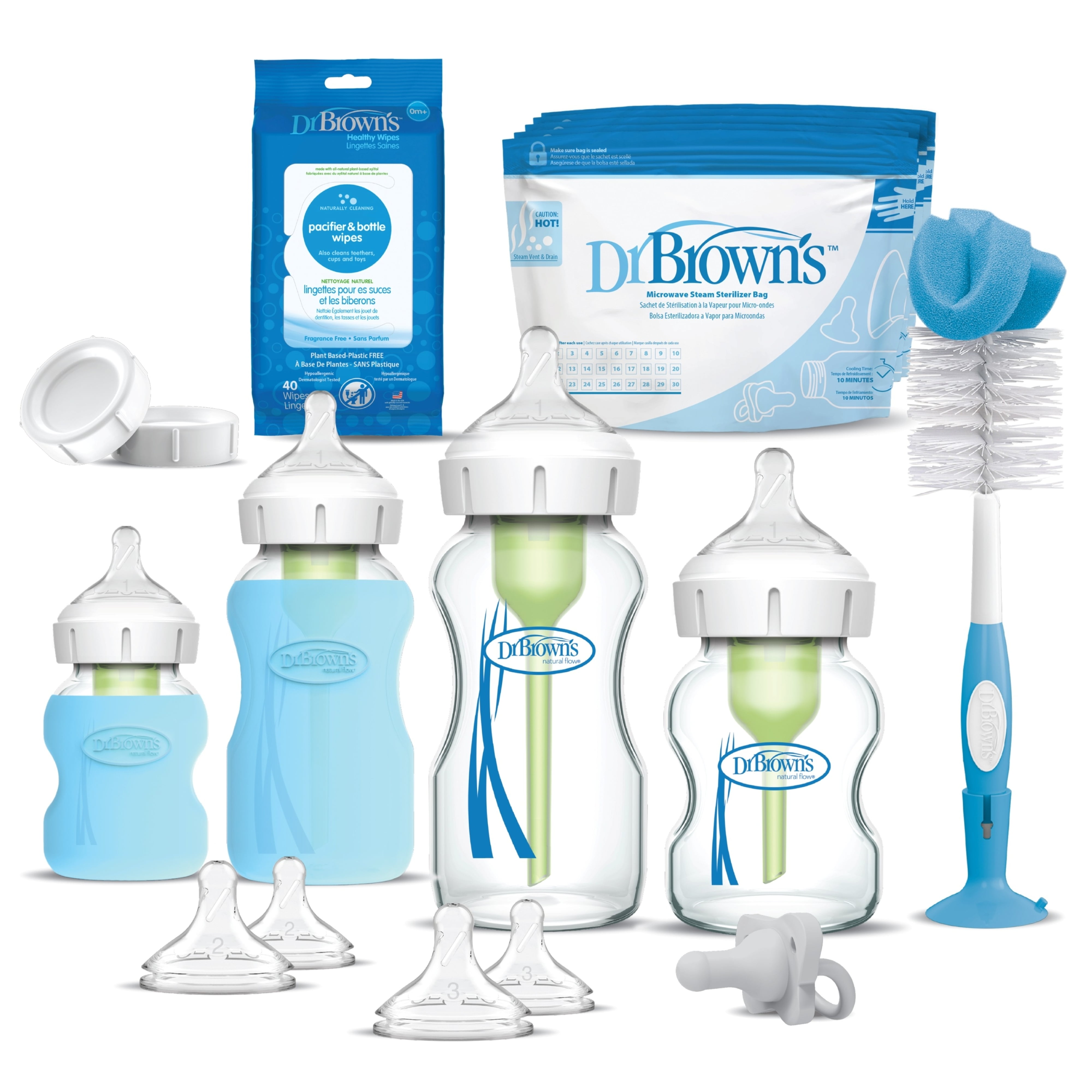 4|Pack, 5 oz + 9 oz, Clear Glass