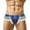 Blue, variant on GHSOHS Mens Underwear Lace Triangle Briefs T Back Bowknot Boxers for Men Low Rise Soft Briefs Shorts Sleepwear Underpants M